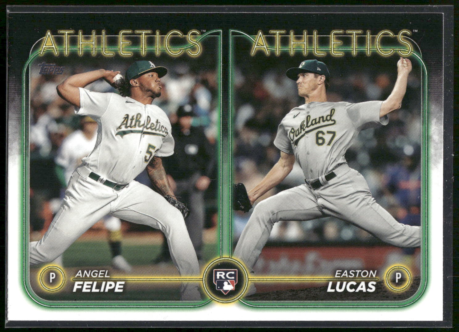 2024 Topps Update #US306 Easton Lucas / Angel Felipe RCOM,