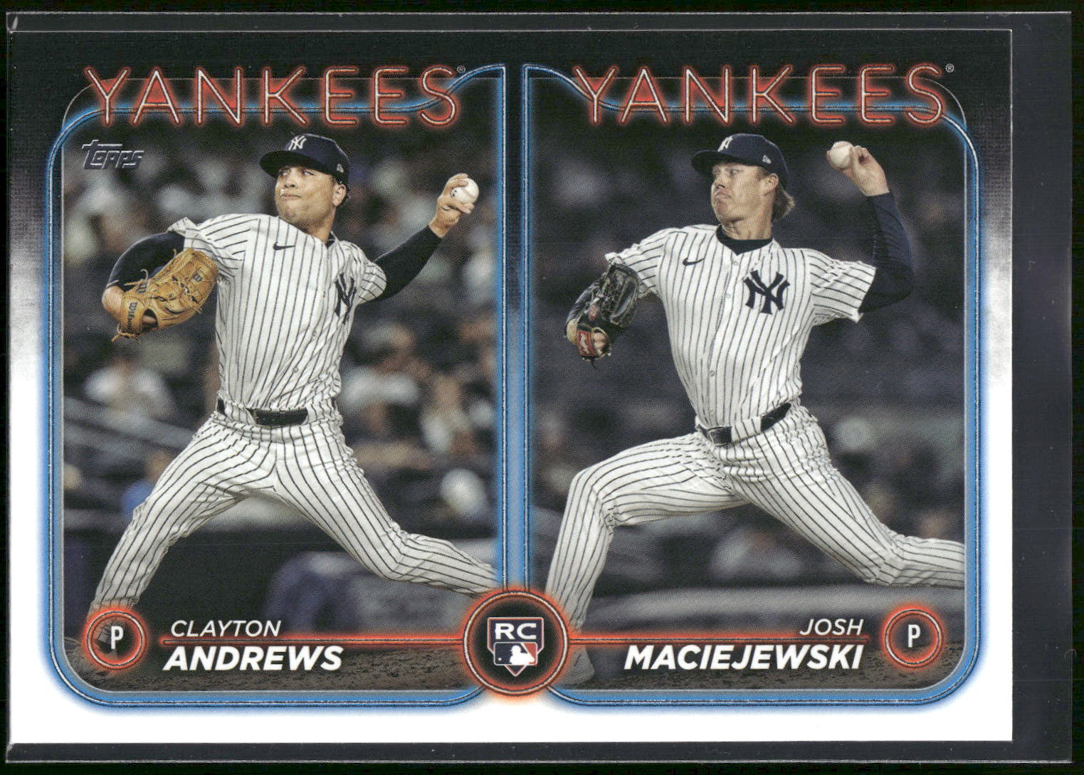 2024 Topps Update #US163 Clayton Andrews / Josh Maciejewski RCOM,