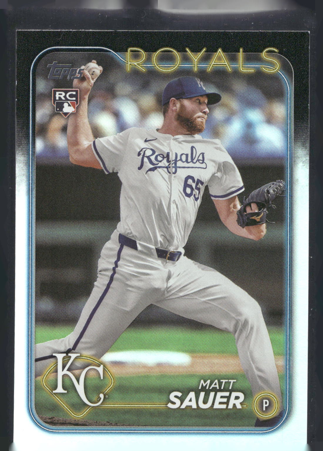 2024 Topps Update #US25 Matt Sauer Rainbow Foil