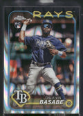 2024 Topps Chrome #41 Osleivis Basabe Raywave Refractors