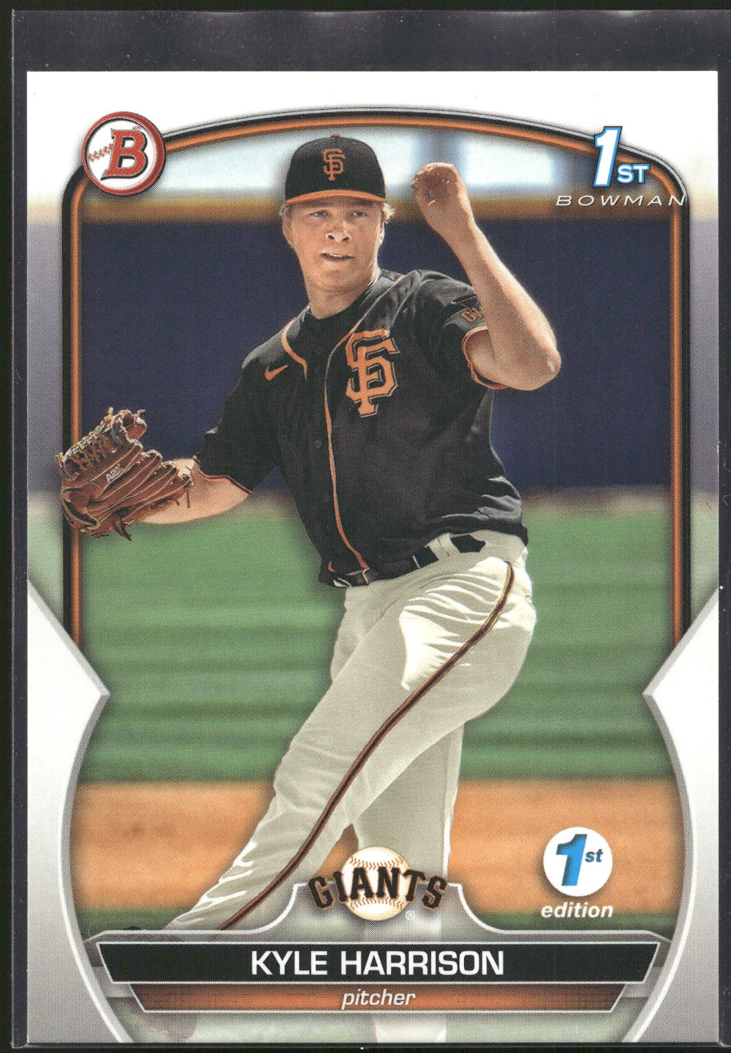 2023 Bowman 1st Edition #BPPF-93 Kyle Harrison