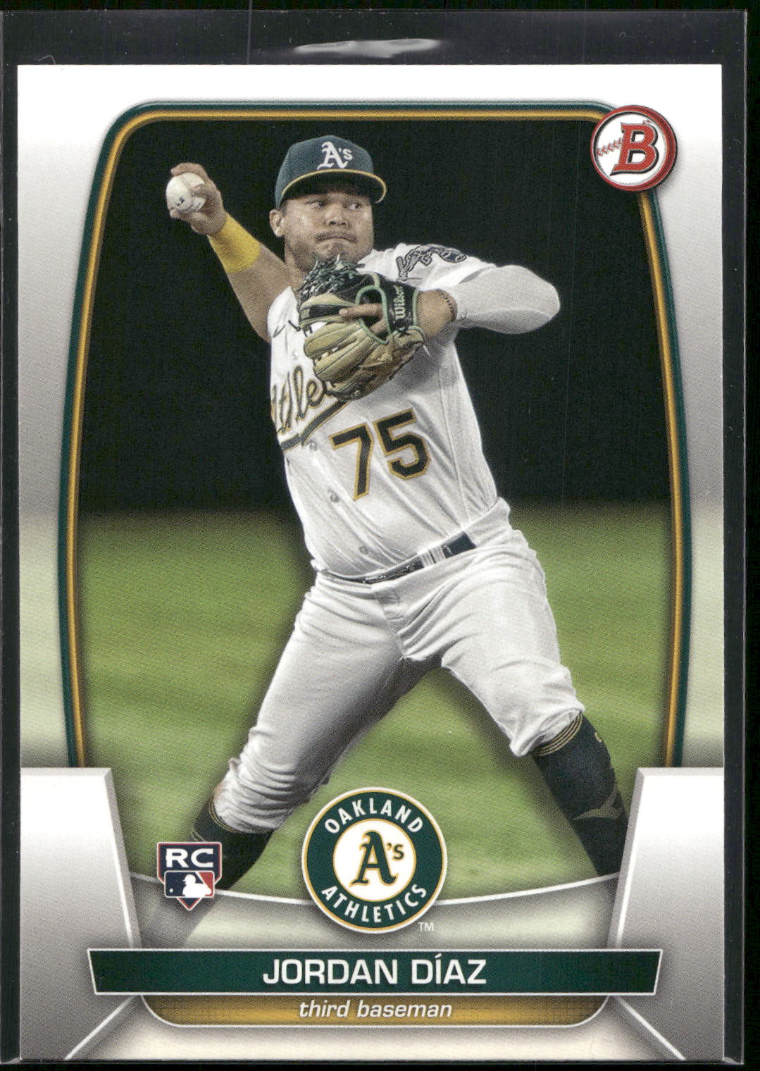 2023 Bowman #61 Jordan Diaz