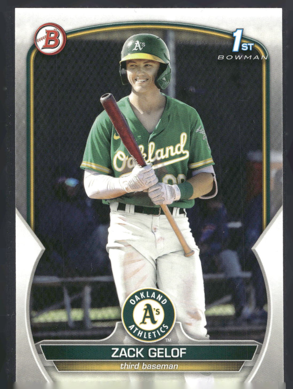 2023 Bowman #BP-1 Zack Gelof Prospects