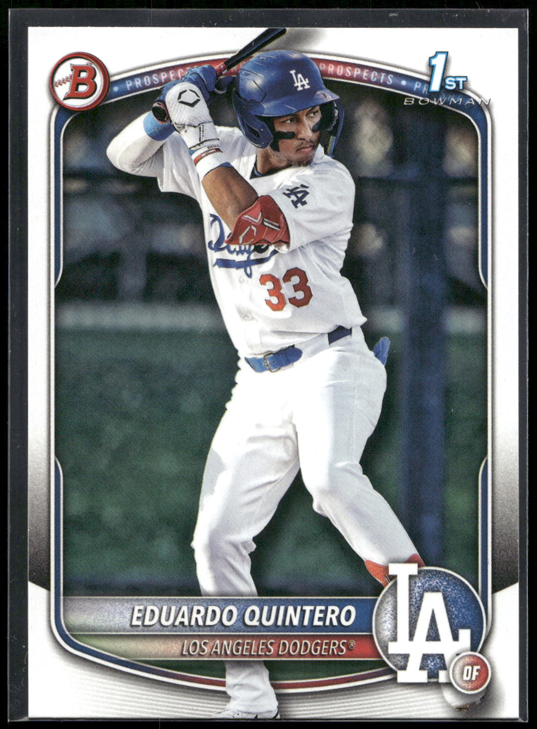 2025 Bowman #BP-115 Eduardo Quintero Prospects
