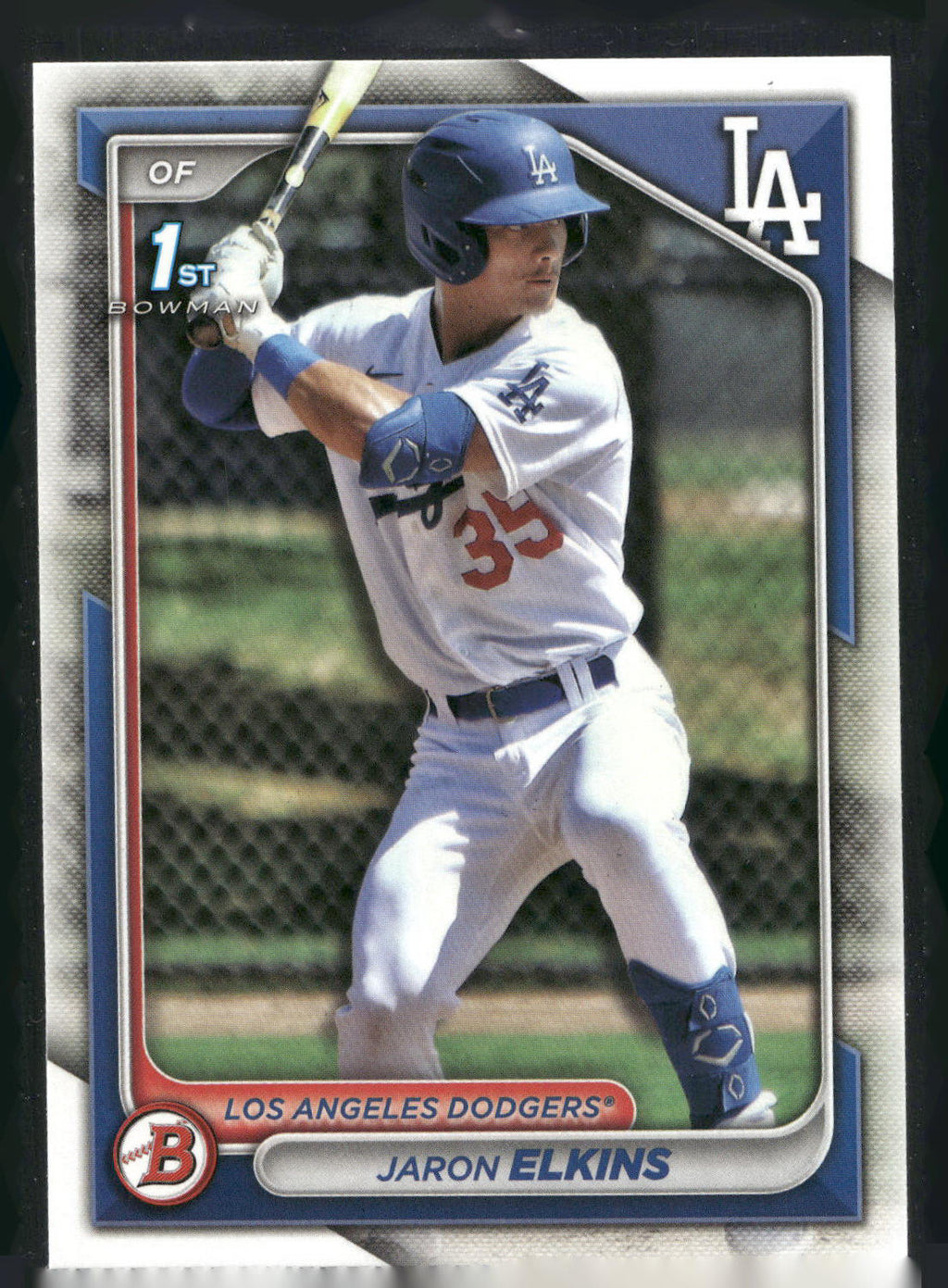 2024 Bowman #BP-106 Jaron Elkins Prospects