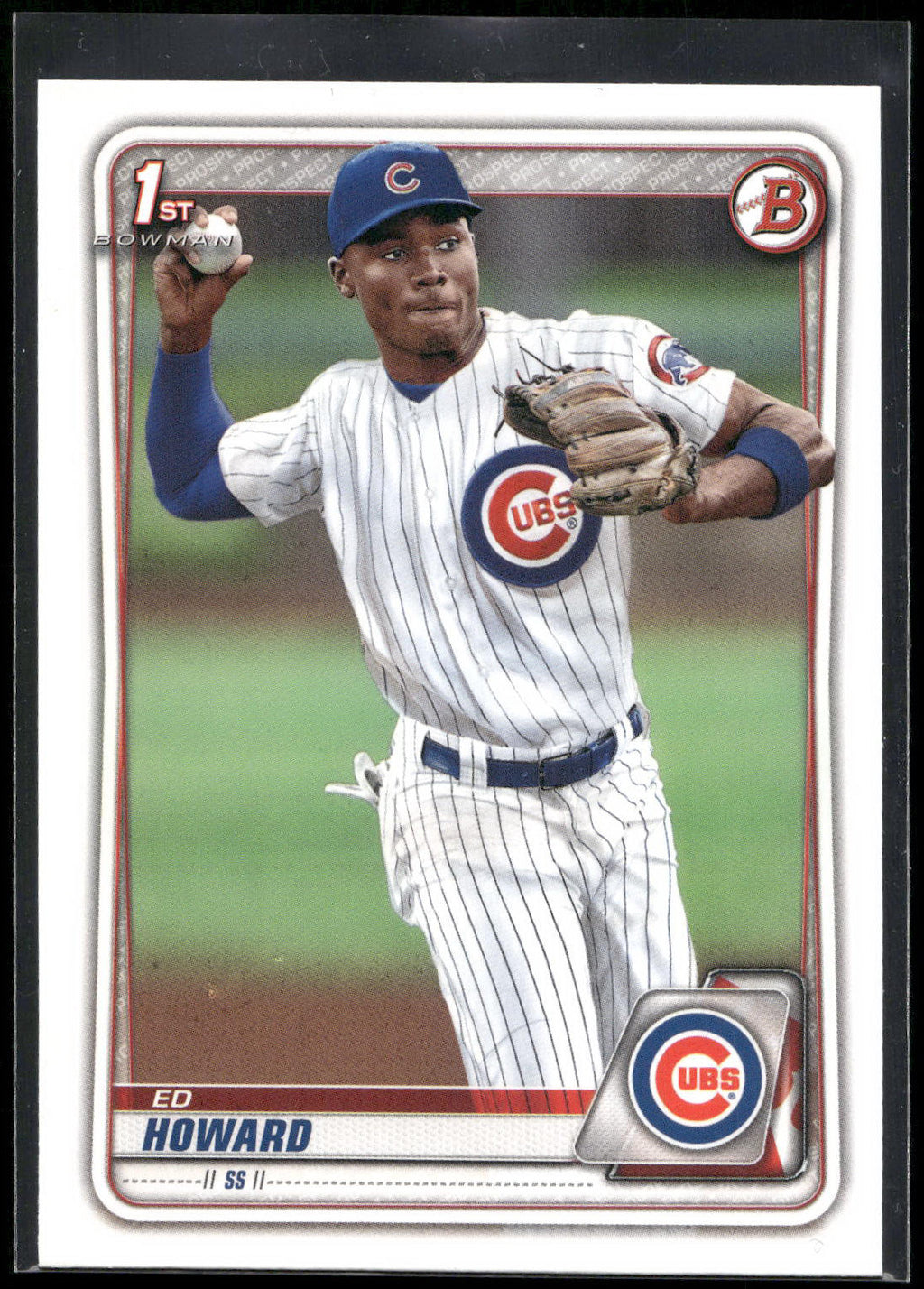 2020 Bowman Draft #BD-98 Ed Howard