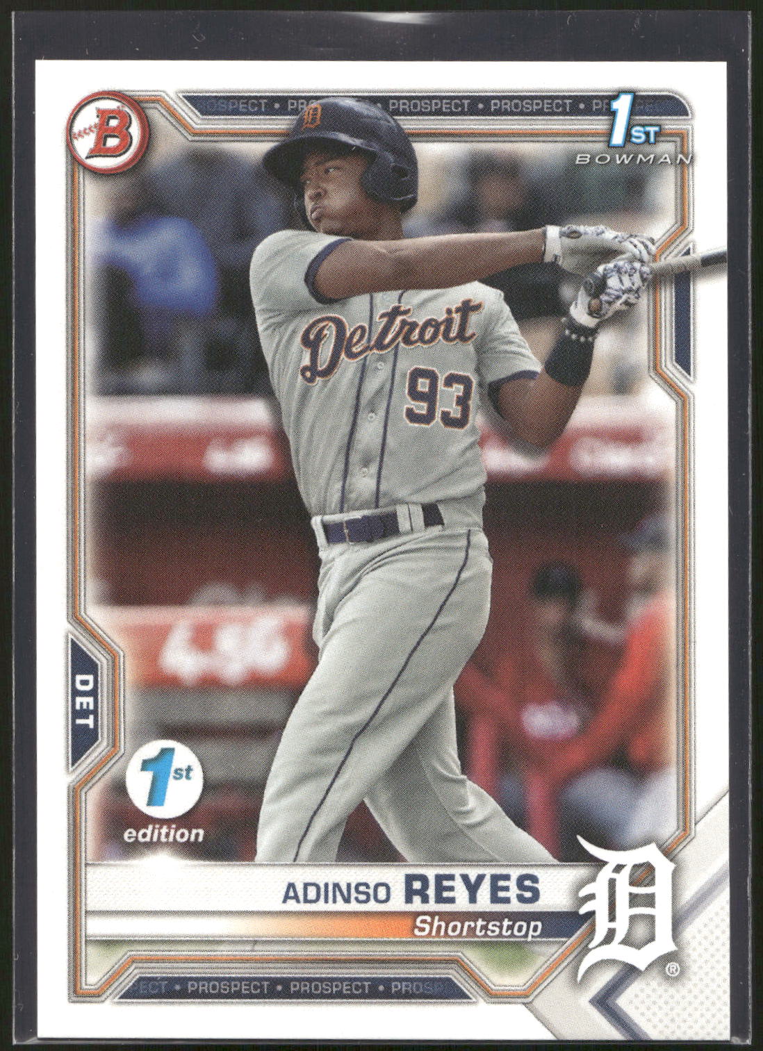 2021 Bowman 1st Edition #BFE-21 Adinso Reyes