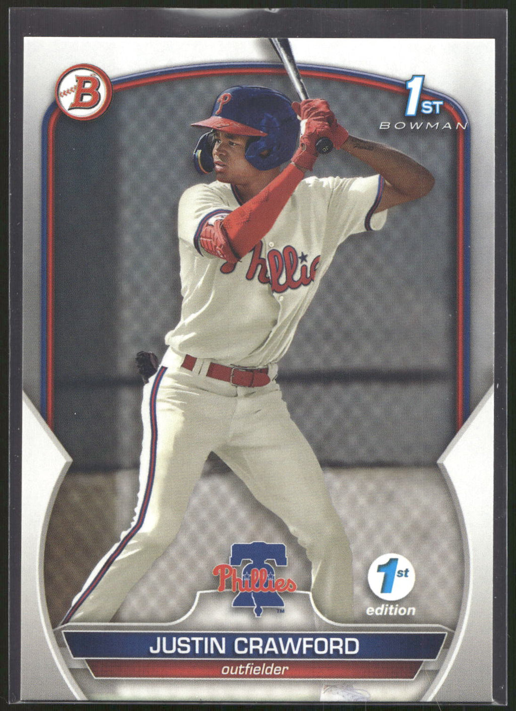 2023 Bowman 1st Edition #BPPF-3 Justin Crawford