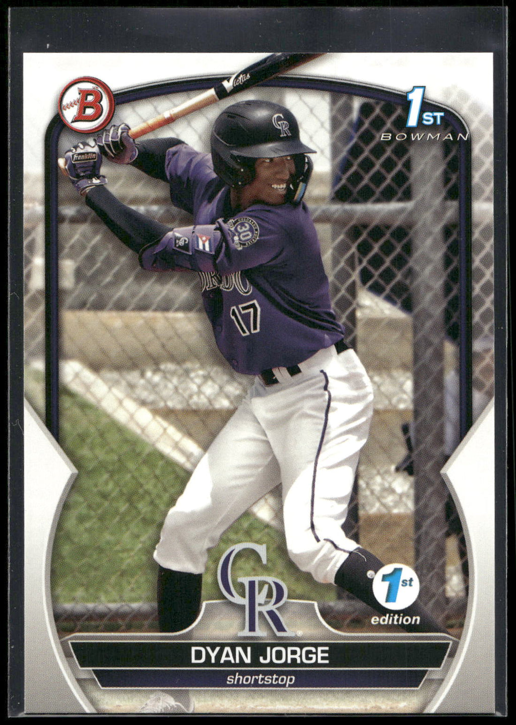 2023 Bowman 1st Edition #BPPF-22 Dyan Jorge