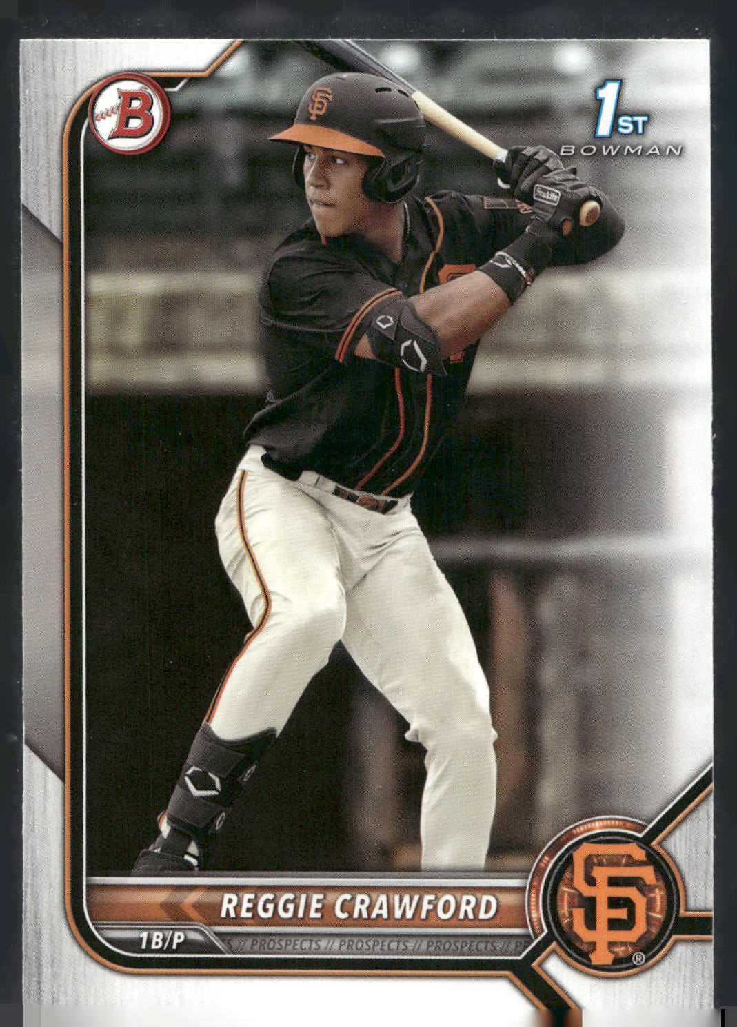 2022 Bowman Draft 1st Edition #BD-33 Reggie Crawford