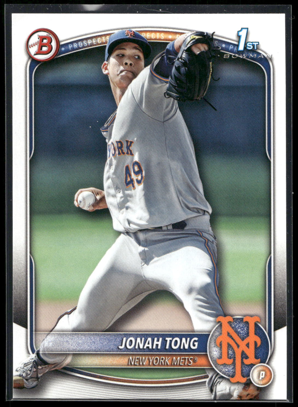 2025 Bowman #BP-105 Jonah Tong Prospects