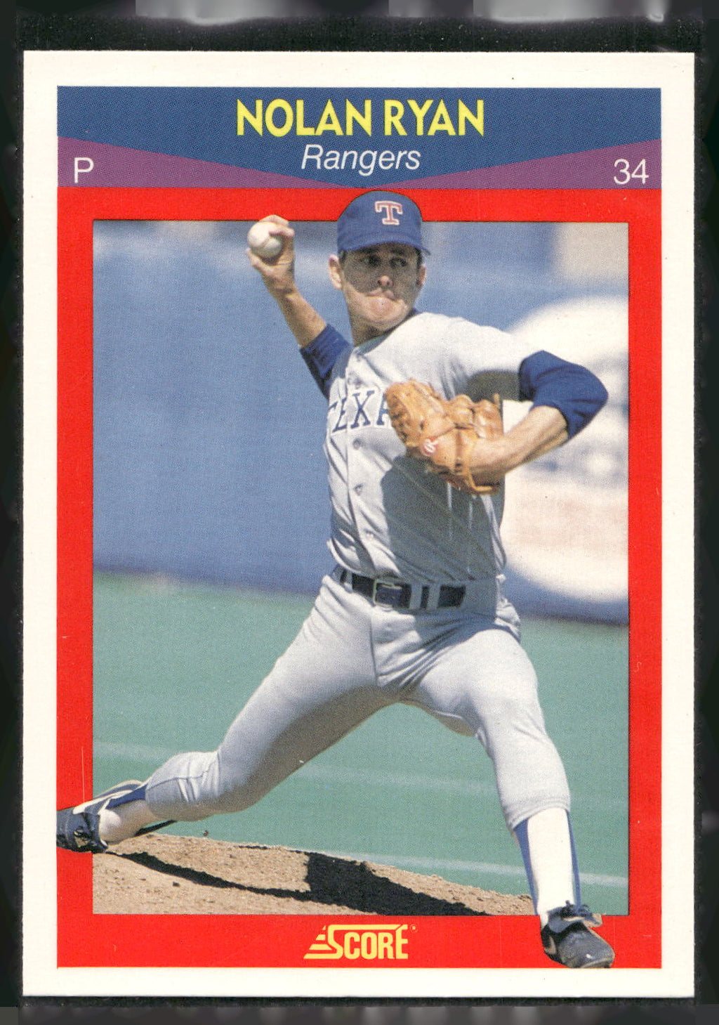 1990 Score 100 Superstars #44 Nolan Ryan