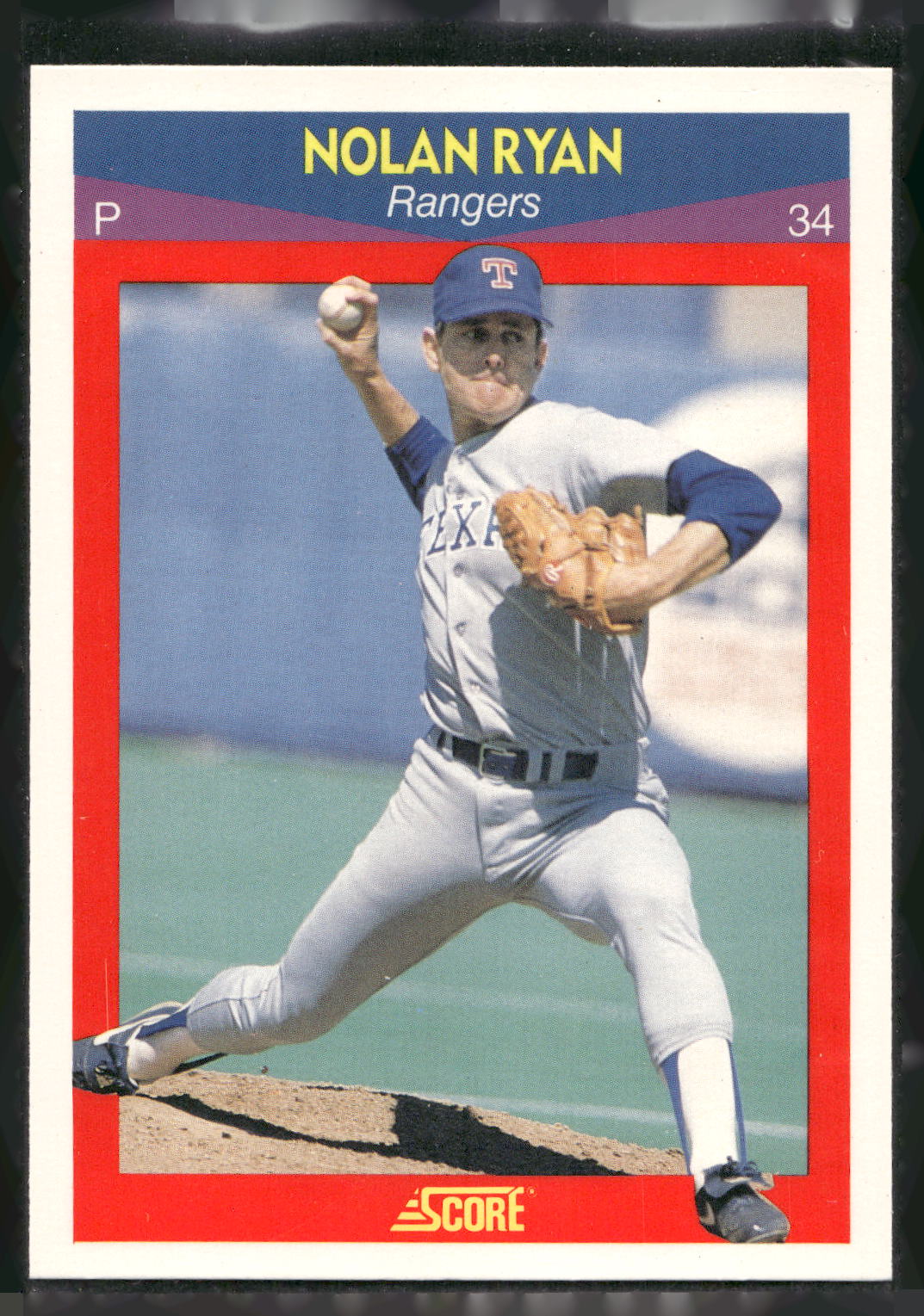 1990 Score 100 Superstars #44 Nolan Ryan