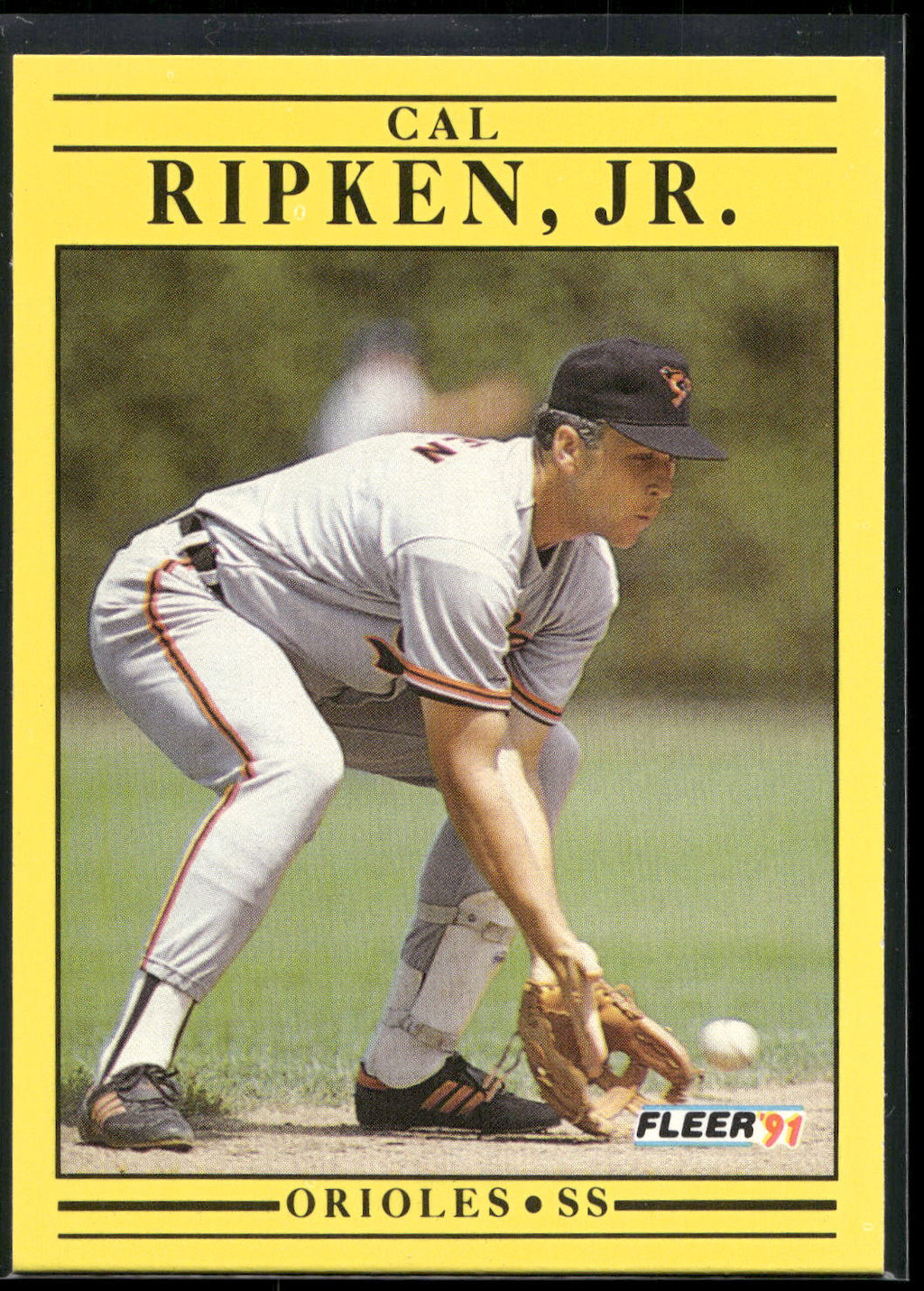 1991 Fleer #490 Cal Ripken, Jr.