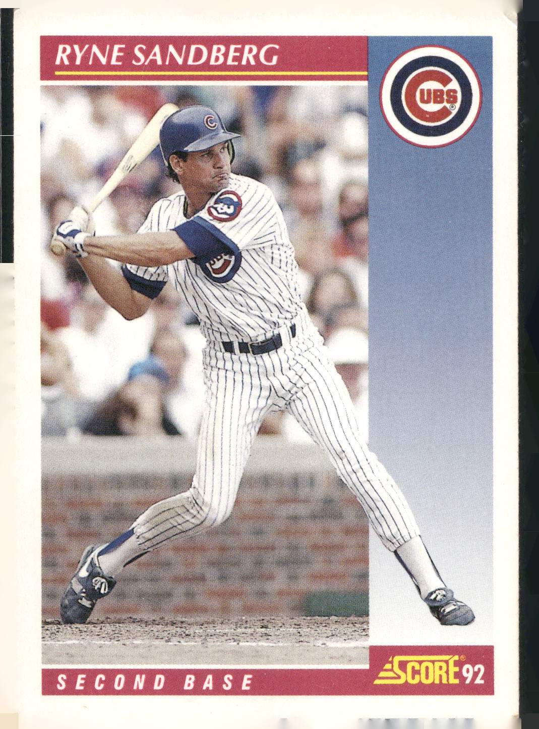 1992 Score #200 Ryne Sandberg