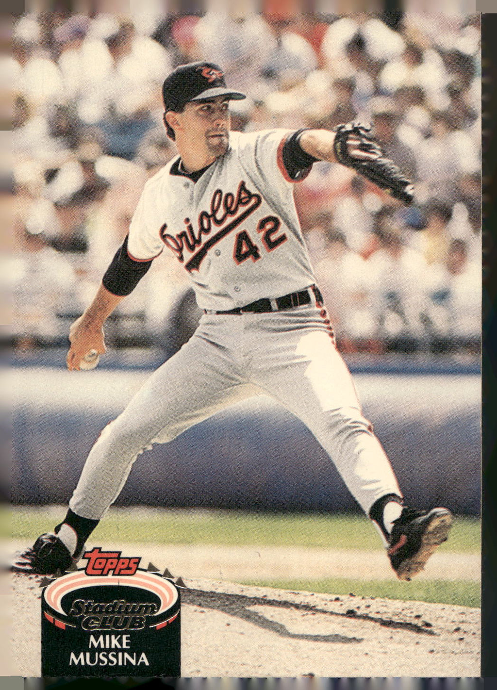 1992 Stadium Club #225 Mike Mussina