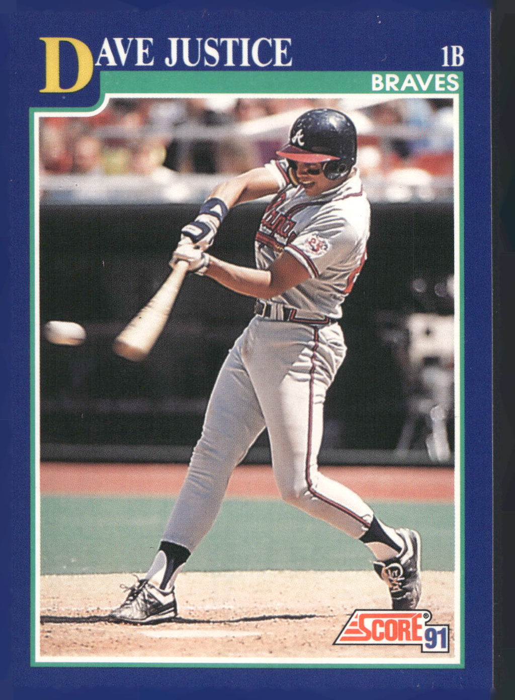 1991 Score #55 Dave Justice