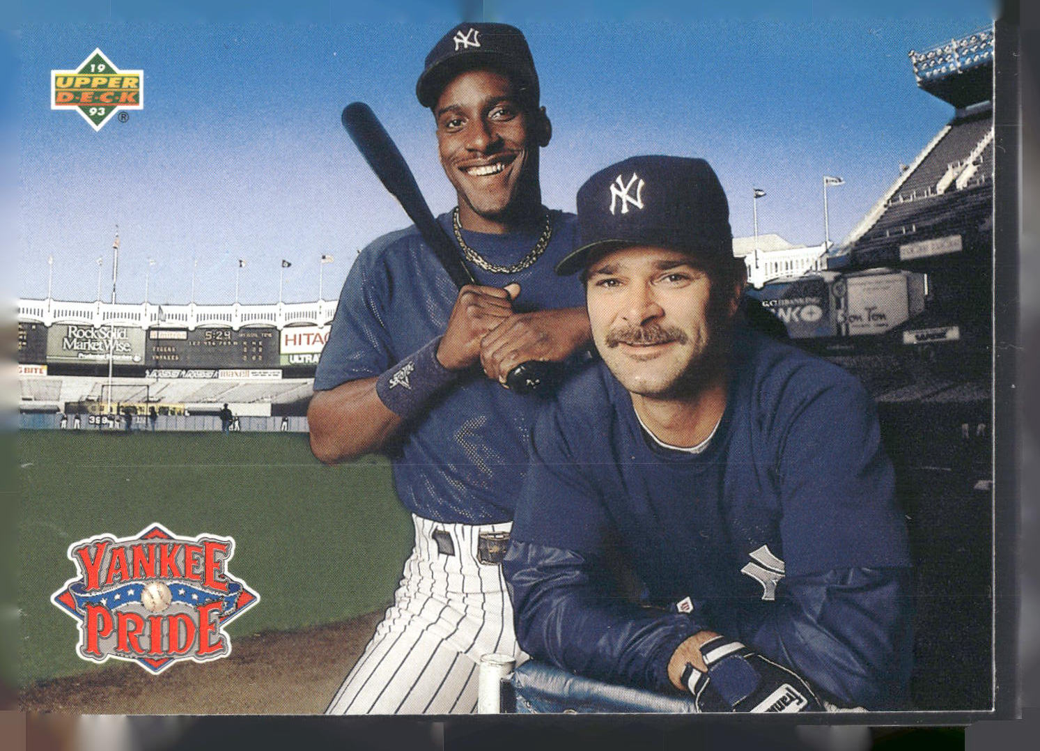 1993 Upper Deck #47 Yankee Pride (Roberto Kelly / Don Mattingly)