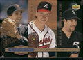 1994 Collector's Choice #306 John Burkett / Tom Glavine / Jack McDowell