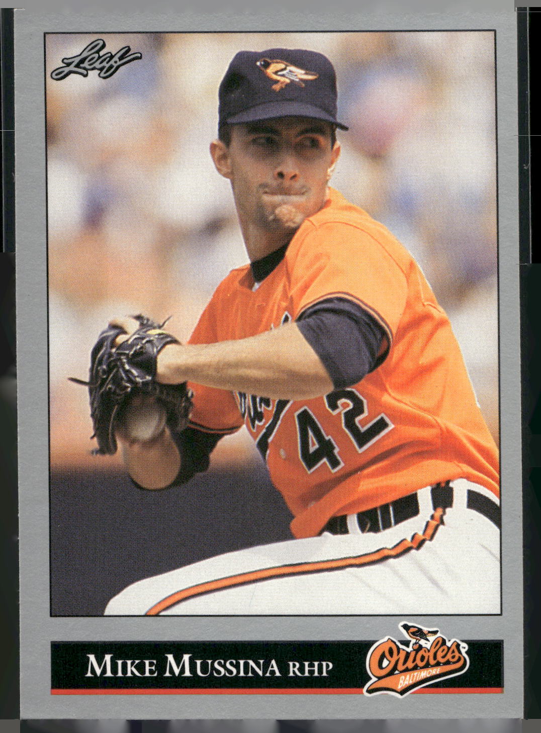 1992 Leaf #13 Mike Mussina