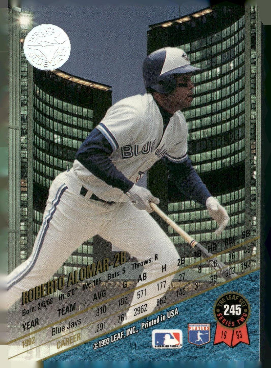 1993 Leaf #245 Roberto Alomar