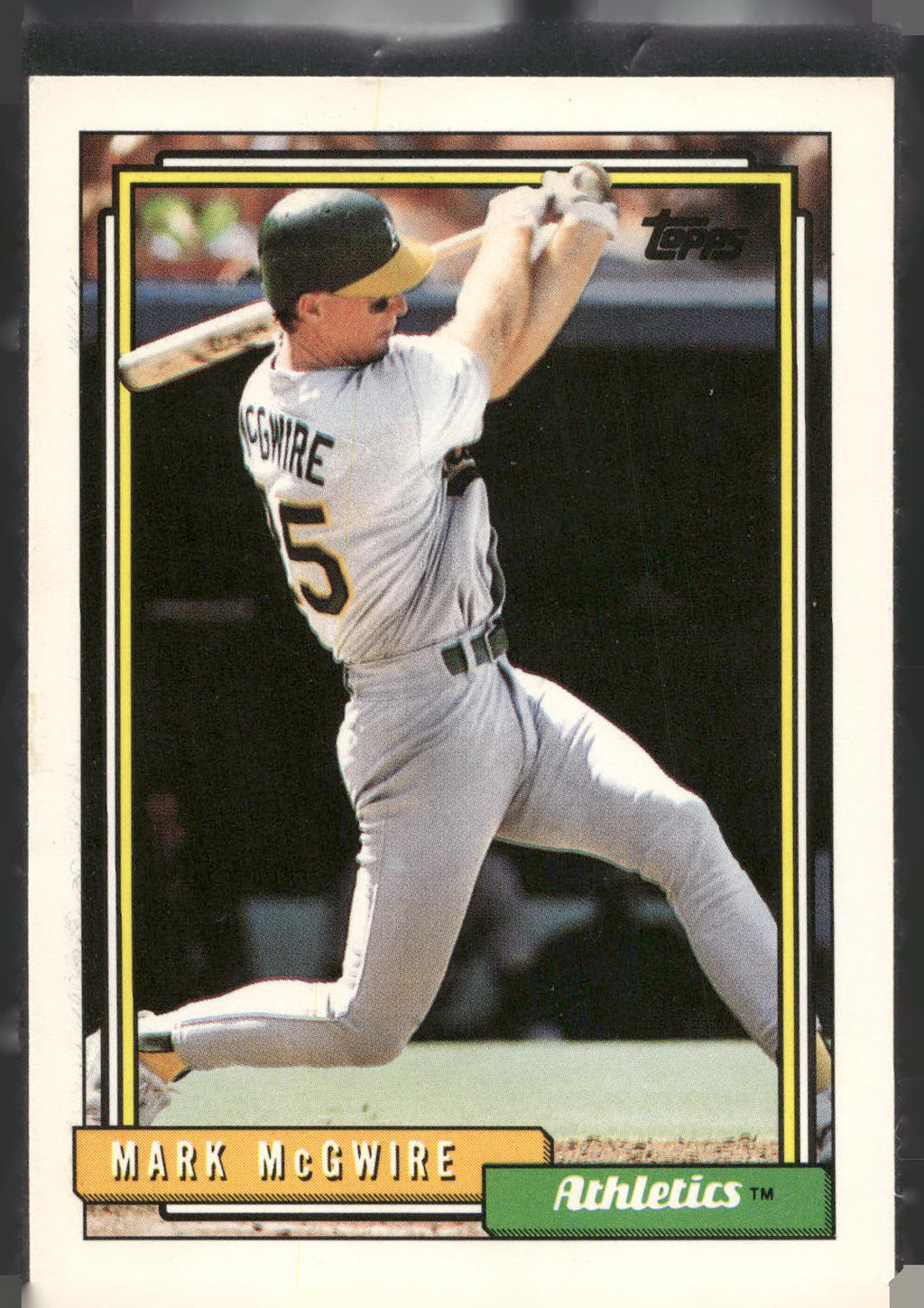 1992 Topps #450 Mark McGwire