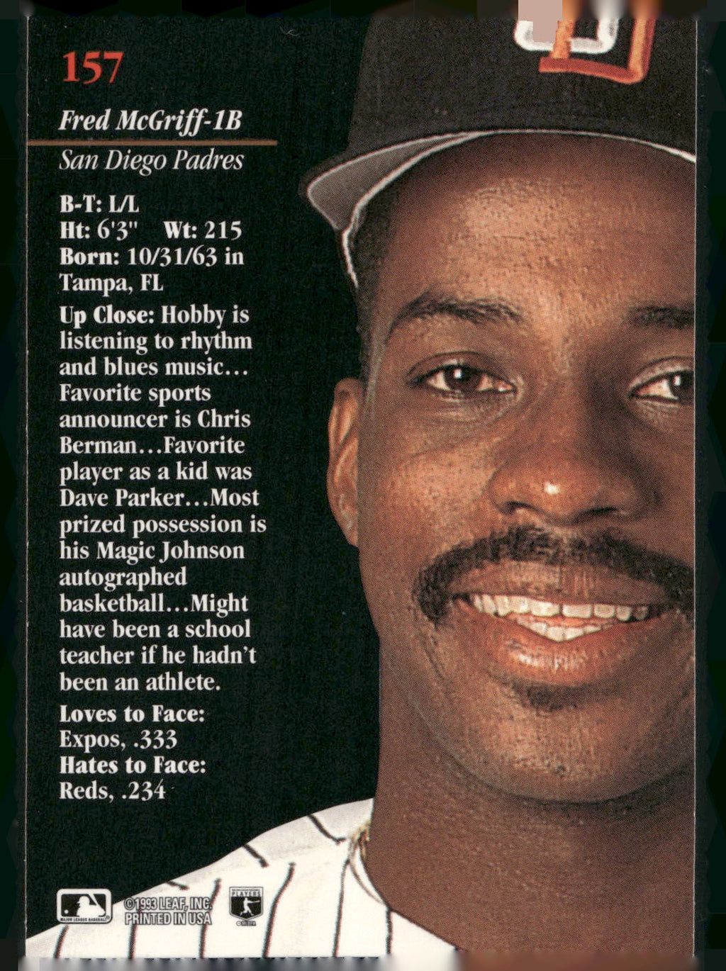 1993 Studio #157 Fred McGriff
