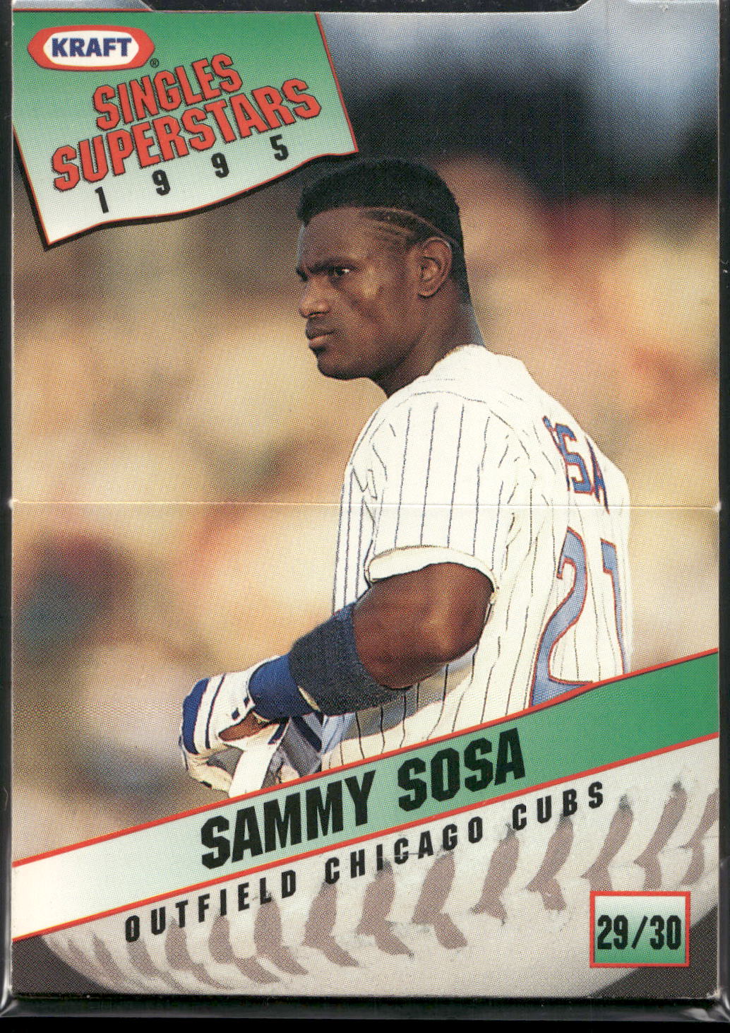 1995 Kraft Singles Superstars #29 Sammy Sosa