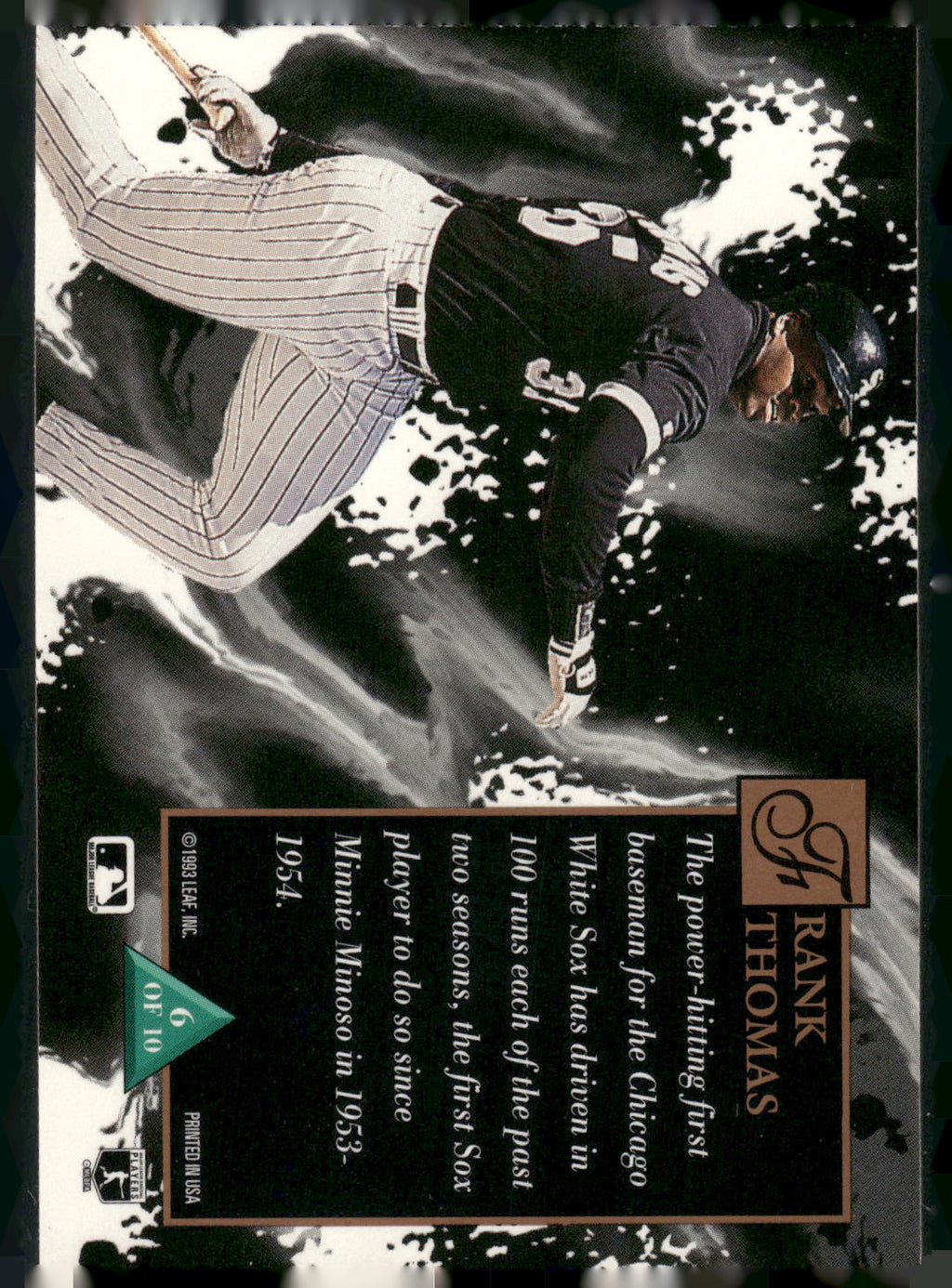 1993 Studio #6 Frank Thomas Superstars on Canvas