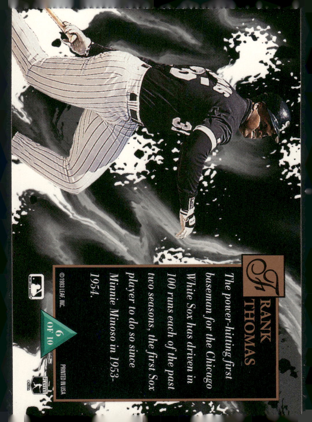 1993 Studio #6 Frank Thomas Superstars on Canvas