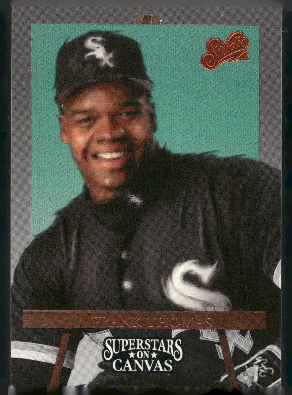 1993 Studio #6 Frank Thomas Superstars on Canvas