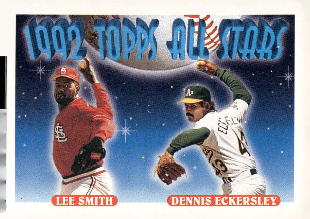 1993 Topps #411 Lee Smith / Dennis Eckersley