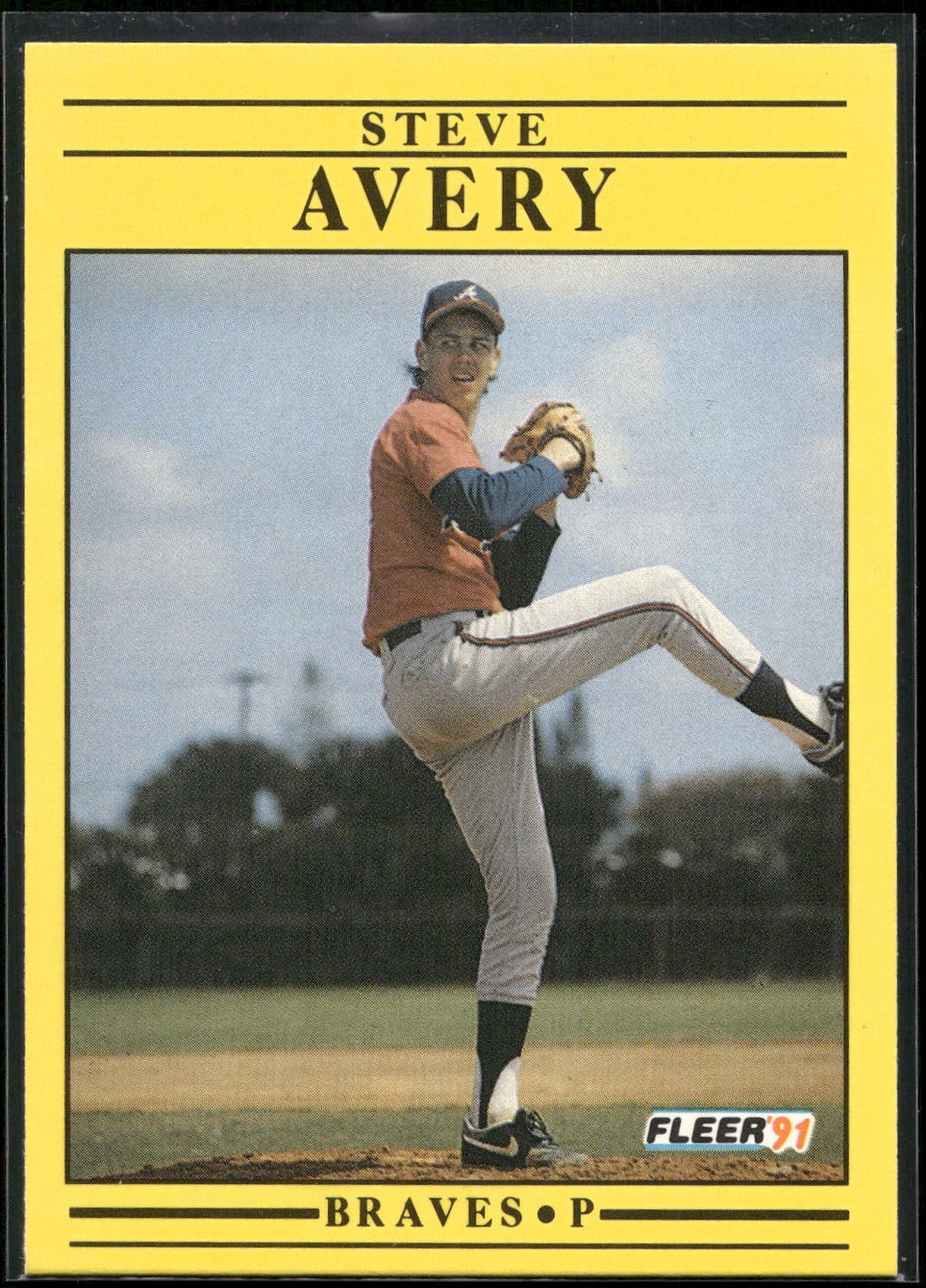 1991 Fleer #681 Steve Avery
