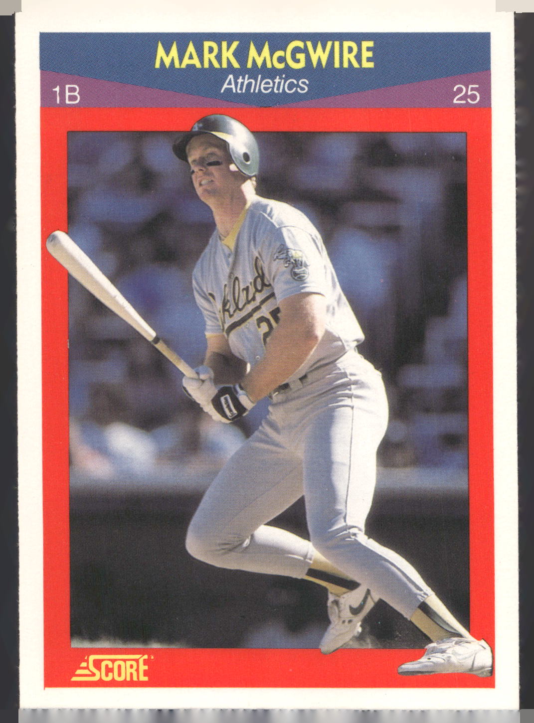 1990 Score 100 Superstars #25 Mark McGwire