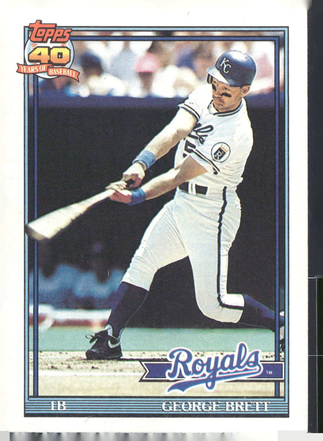 1991 Topps #540 George Brett