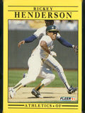 1991 Fleer #10 Rickey Henderson
