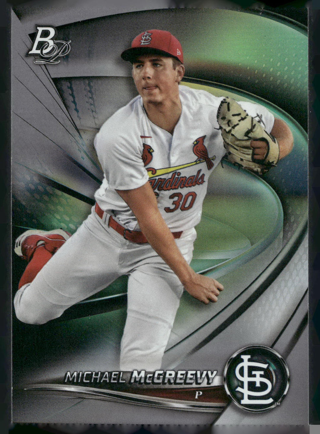 2022 Bowman Platinum #TOP-33 Michael McGreevy Top Prospects