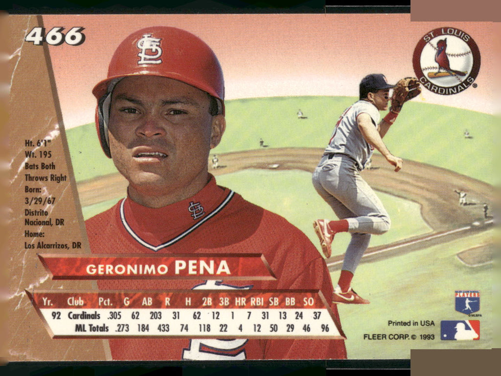 1993 Ultra #466 Geronimo Pena