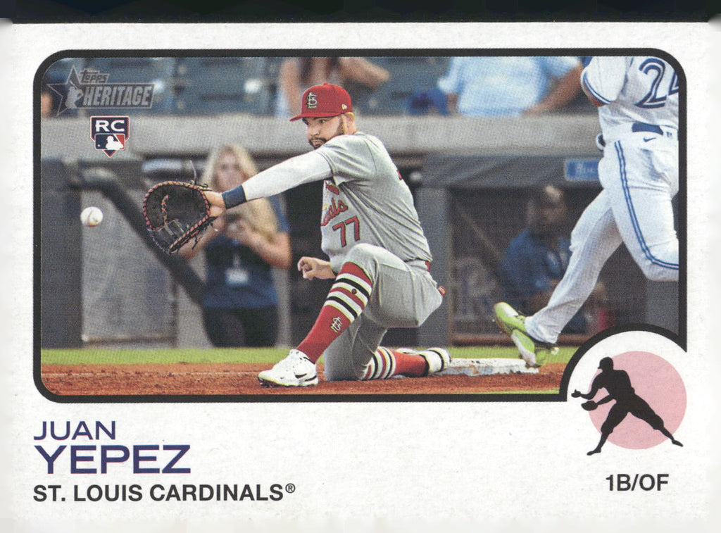 2022 Topps Heritage #569 Juan Yepez