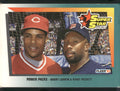 1992 Fleer #704 Power Packs (Barry Larkin / Kirby Puckett)