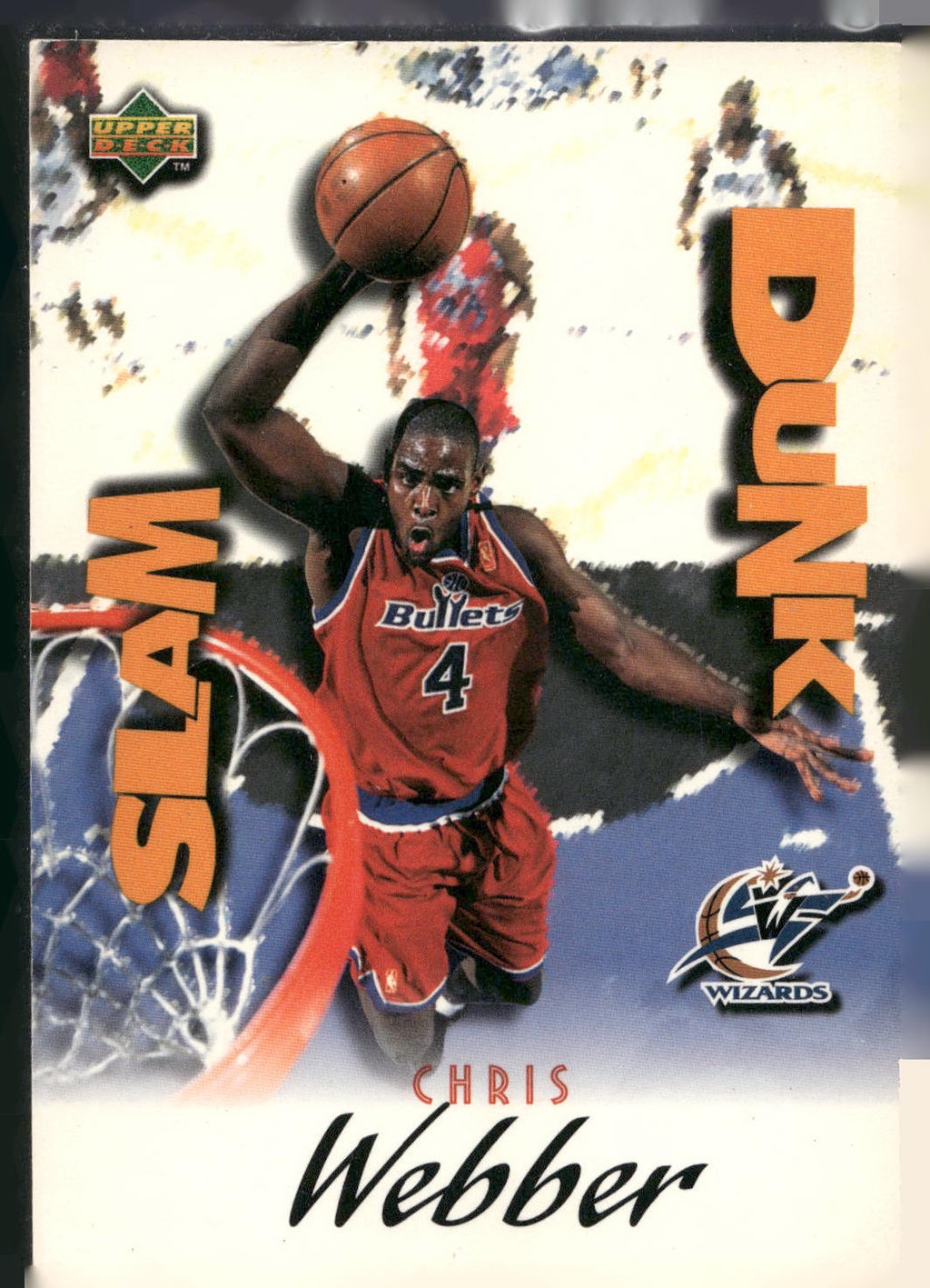 1997 Upper Deck Nestle Slam Dunk #SD1 Chris Webber