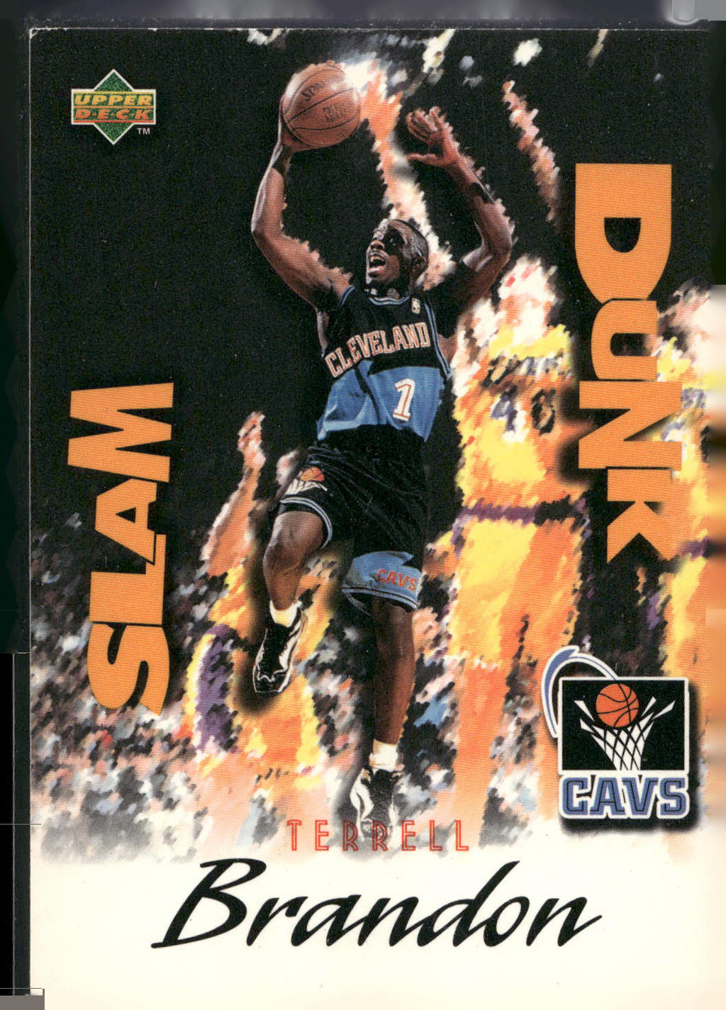 1997 Upper Deck Nestle Slam Dunk #SD38 Terrell Brandon