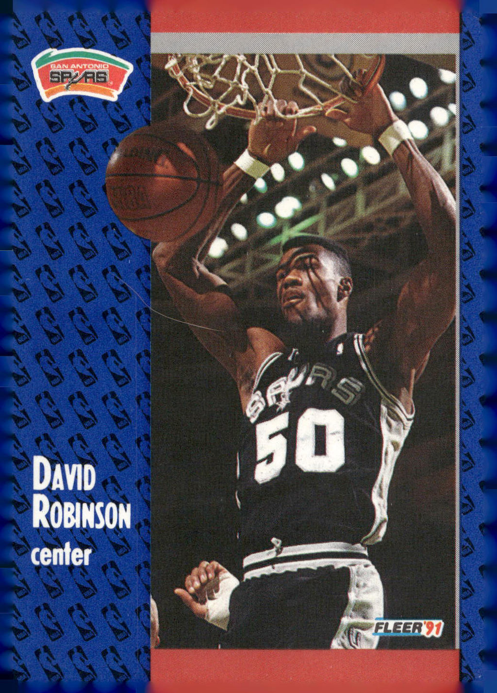 1991-92 Fleer #187 David Robinson