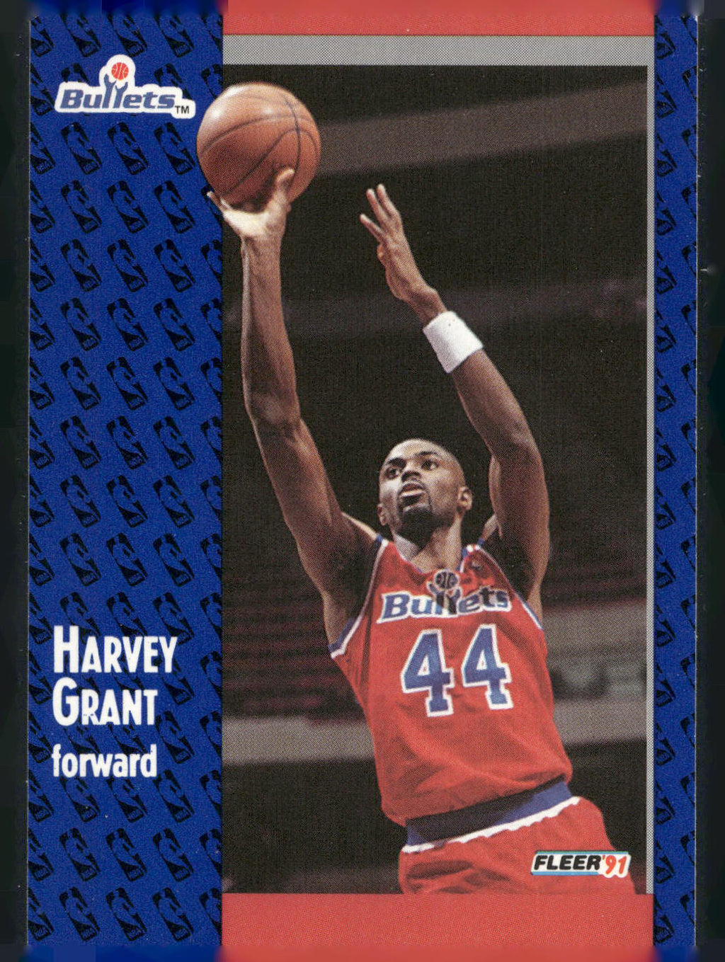 1991-92 Fleer #207 Harvey Grant