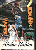 1997 Upper Deck Nestle Slam Dunk #SD11 Shareef Abdur-Rahim