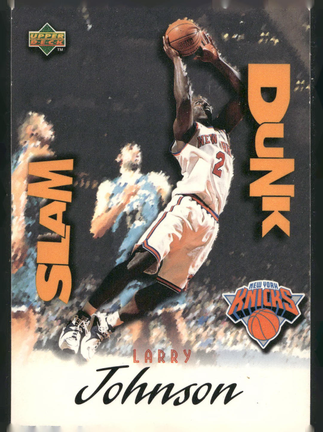 1997 Upper Deck Nestle Slam Dunk #SD36 Larry Johnson