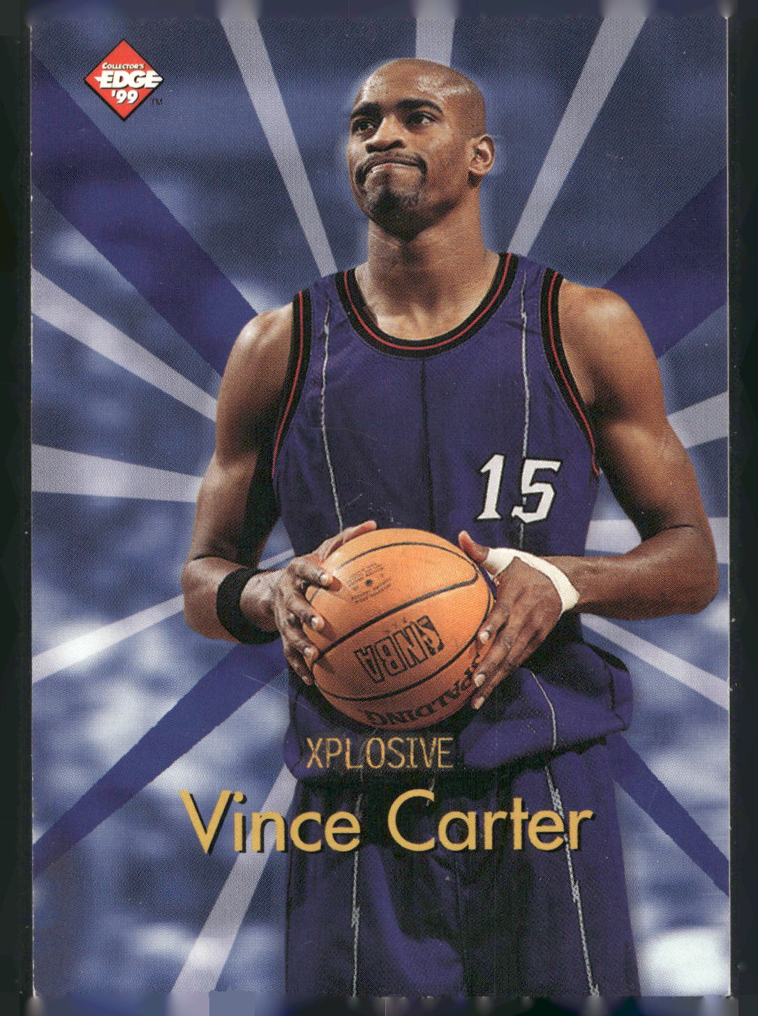 1999 Collector's Edge #X2 Vince Carter Xplosive