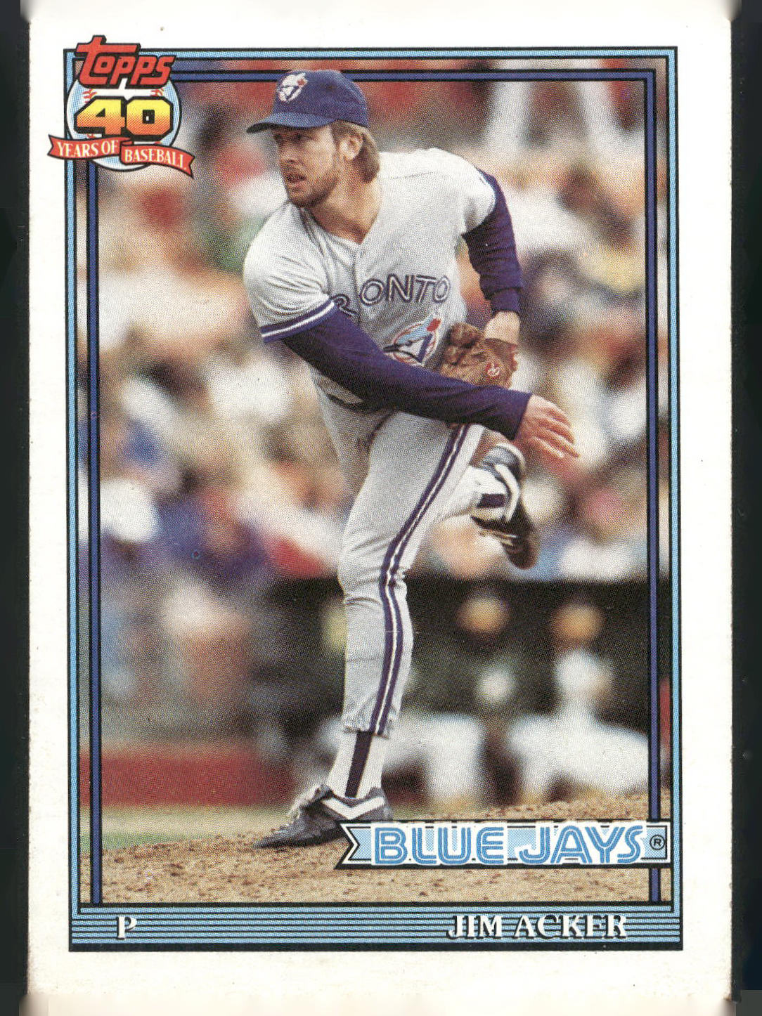 1991 Topps #71 Jim Acker