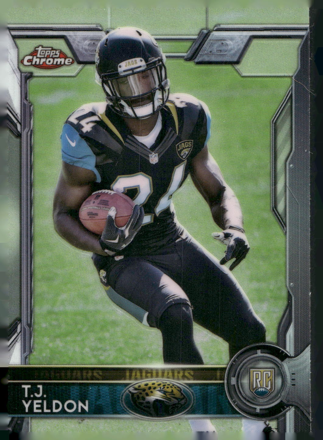 2015 Topps Chrome #138 T.J. Yeldon