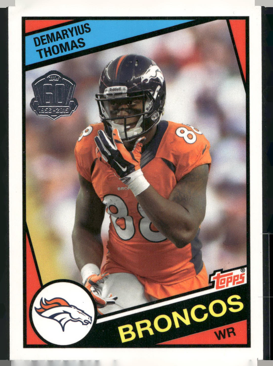 2015 Topps #T60-DT Demaryius Thomas 60th Anniversary